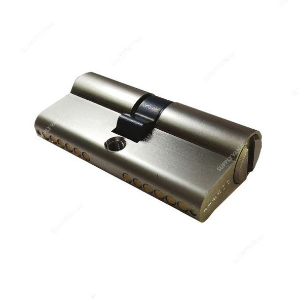 Dorfit Double Cylinder Door Lock, 60DK-SN, Brass, 60MM, Satin Nickel
