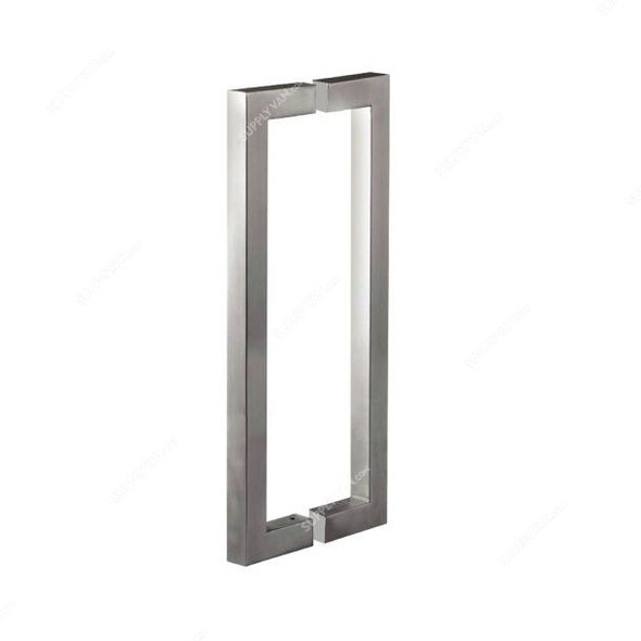 Dorfit D Square Pull Door Handle, DTPH015-475, Stainless Steel, 475MM, Satin