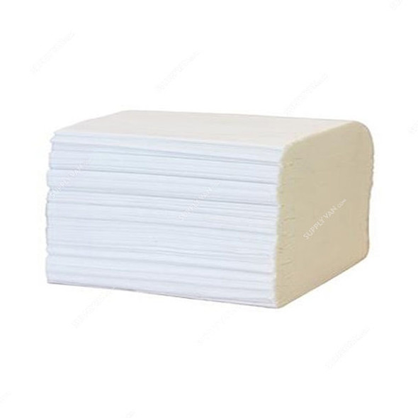 Intercare Folded Toilet Paper, 2 Ply, 30 Pcs/Pack
