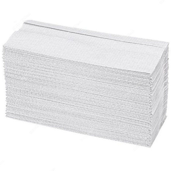 Intercare Interfold Hand Towel Tissue, 2 Ply, 4000 Sheets, 23 x 22.5CM