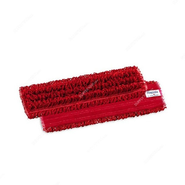 Intercare Rapido Mop Head, Microfiber, 41CM, Red