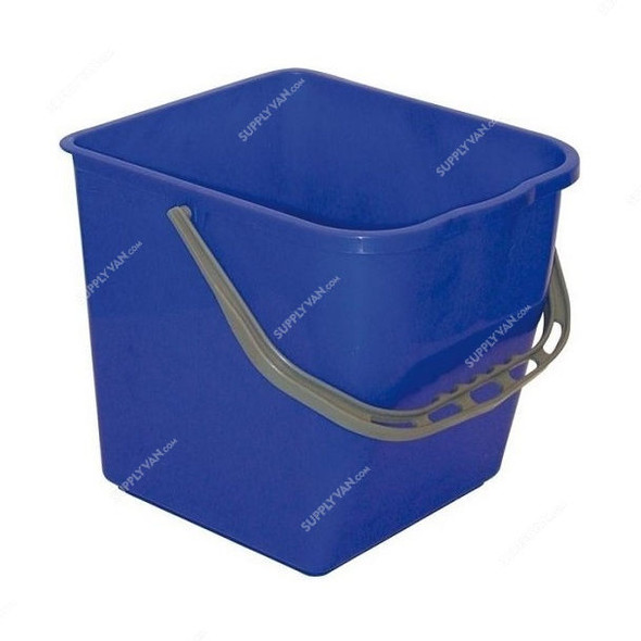 Intercare Multipurpose Bucket With Handle, Plastic, 25 Ltrs, Blue