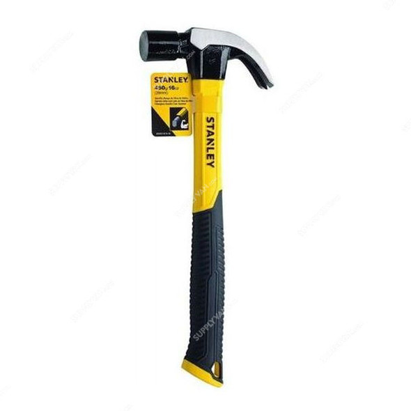Stanley Claw Hammer, STHT51391, 16 Oz, Black and Yellow