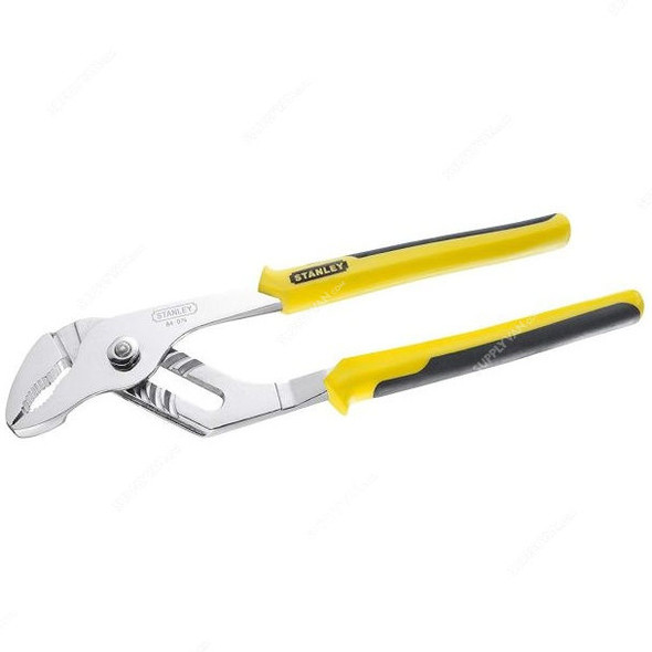 Stanley Water Pump Plier, 0-84-076, Carbon Steel, 240MM, Black and Yellow