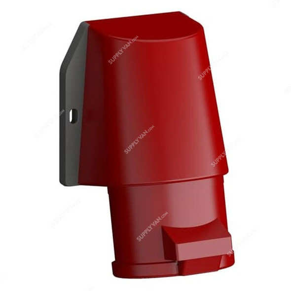 ABB Pin and Sleeve Connector, 316BRS6, 4 Pole, 16A, Red