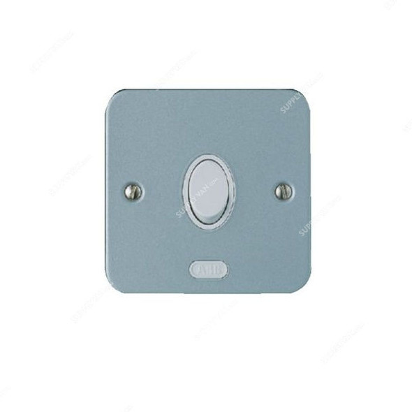 ABB Light Switch, CSWM103, Metal Clad, 1 Gang, 10A