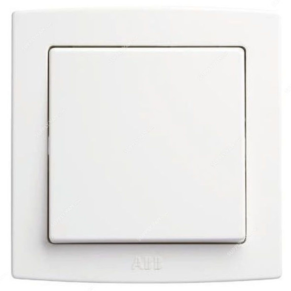 ABB Light Switch, AC105, PVC, 1 Gang, 2 Way, 10A