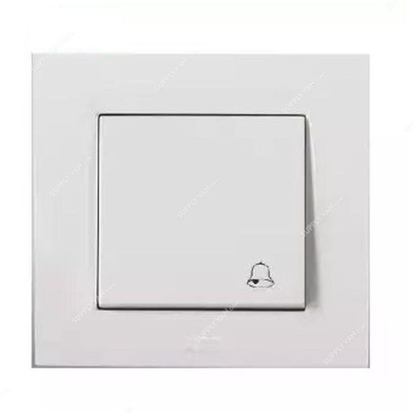 ABB Push Button Switch, AC429, PVC, 1 Gang, 10A