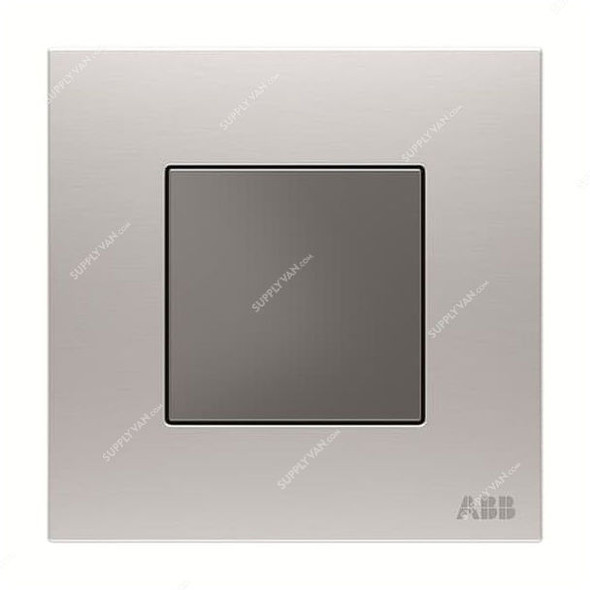 ABB Wall Plate, AM50444-ST, Millenium, 1 Gang, Silver