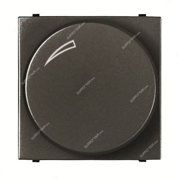 ABB Rotary Dimmer W/ Wall Plate, AMD5244-ST-plus-AMD60344-AN, Millenium, 2 Gang