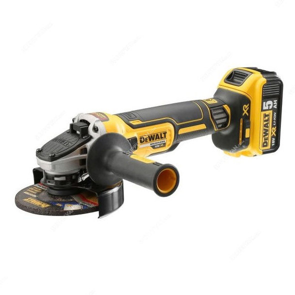 Dewalt Cordless Angle Grinder, DCG405P2-GB, 18V, 125MM