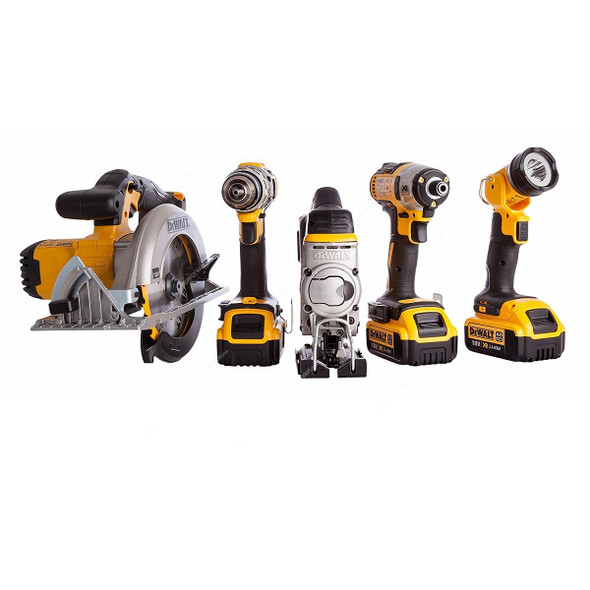 Dewalt Cordless Tool Kit, DCK550M3T-GB, 18V, 5PCS