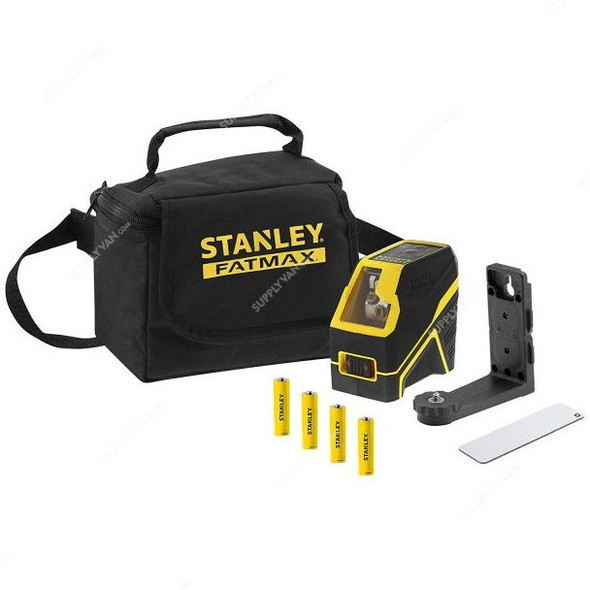 Stanley Cross Shaped Laser Level, FMHT77585-1, Fatmax, 15 Mtrs, Red