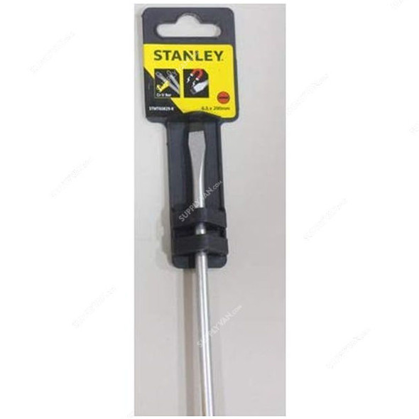 Stanley Cushion Grip Slotted Screwdriver, STMT60833-8, 8MM Tip Size x 250MM Blade Length