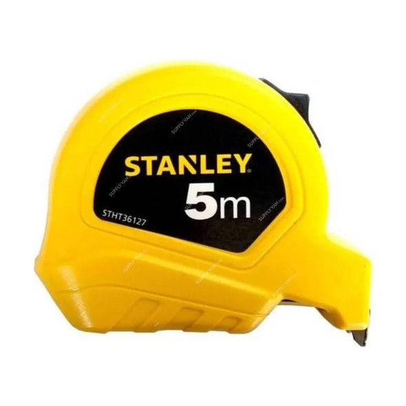 Stanley Short Measuring Tape, STHT36127-812, 5 Mtrs Length