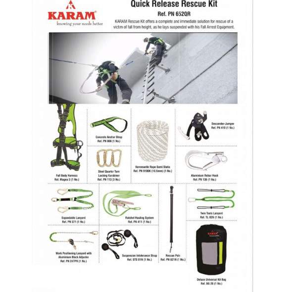Karam Rescue Kit, PN652QR, 16PCS