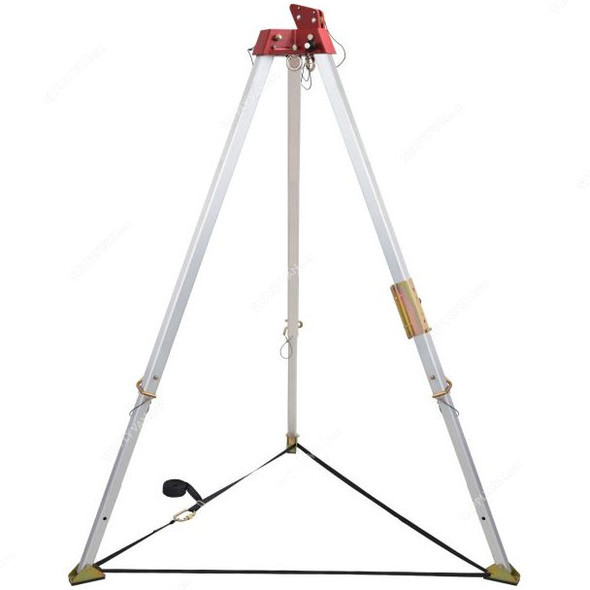 Karam Confined Space Tripod, PN800, Aluminium Alloy, 7 Feet, Silver