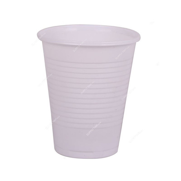 Hotpack Disposable Cup, PC6PP, Plastic, 6 Oz, White, 50 Pcs/Pack