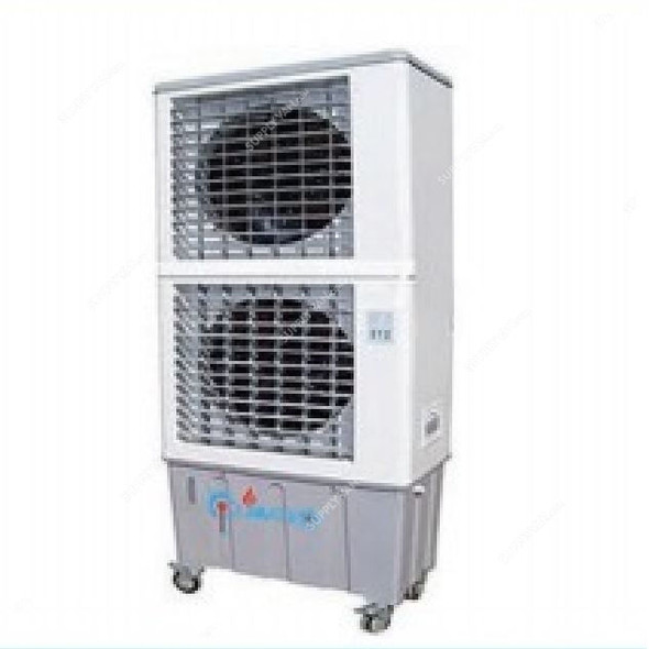Climate Plus Double Decker Air Cooler, CM-14000, 220V, 125 Ltrs, 500W, White and Grey