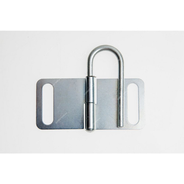 Lockout Hasp With Short Shackle, HSP-SBS, Steel, 82 x 60MM, Silver