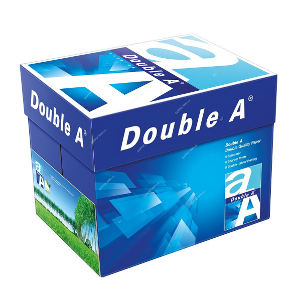 Double A Premium Photocopy Paper, A4, 80 GSM, White, 5 Ream/Carton