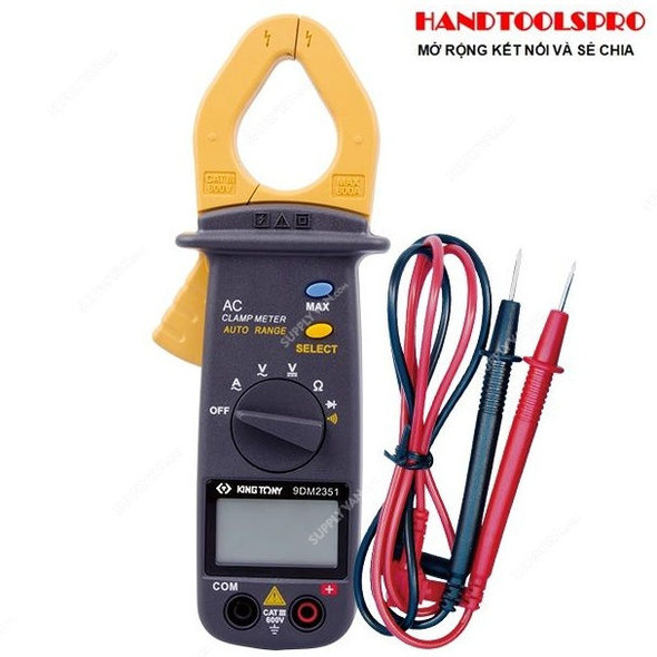 Kingtony Digital Clamp Meter, 9DM2351, 600V, 30MM