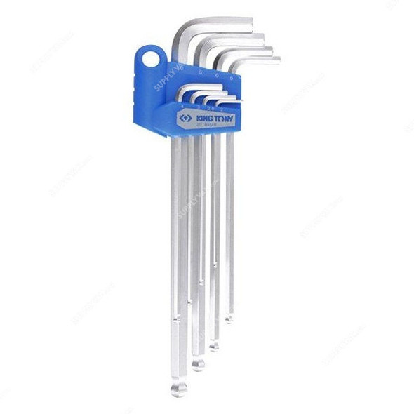 Kingtony Ball End Hex Key Set, 20108MR, 2-10MM, 8 Pcs/Set