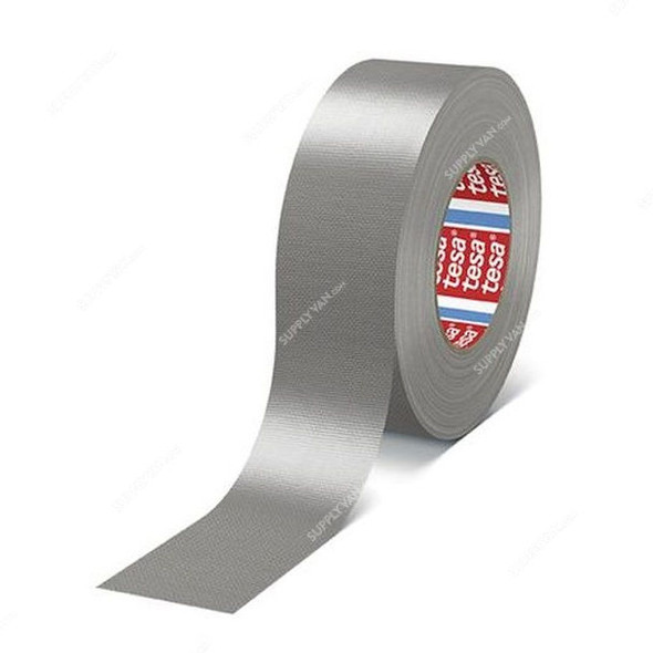 Tesa Cloth Tape, 4688, 50MM x 50 Mtrs, Silver Grey