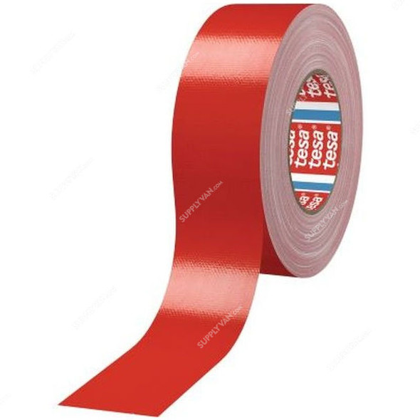 Tesa Cloth Tape, 4688, 50MM x 50 Mtrs, Red