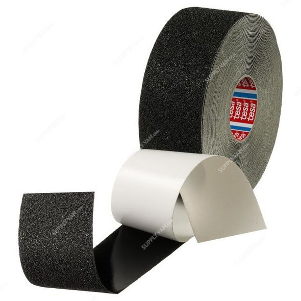 Tesa Anti Slip Tape, 60950, Professional, 25MM x 15 Mtrs, Black