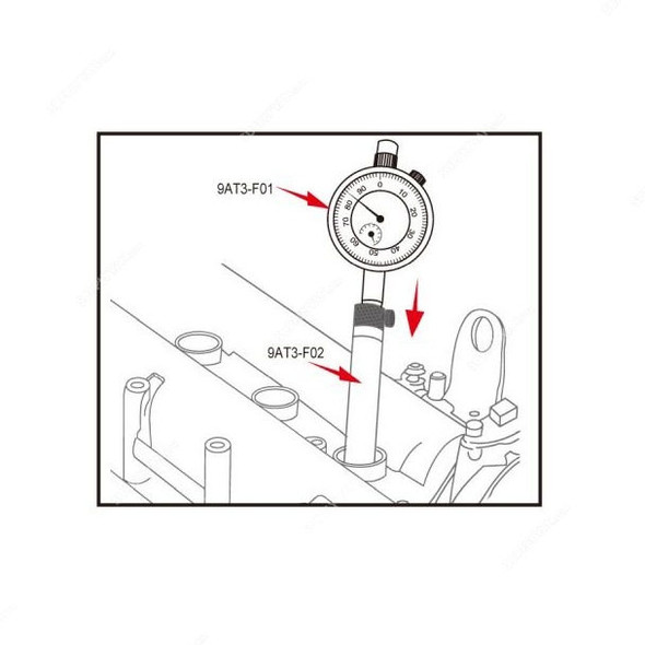 Kingtony Dial Test Indicator, 9AT3F01