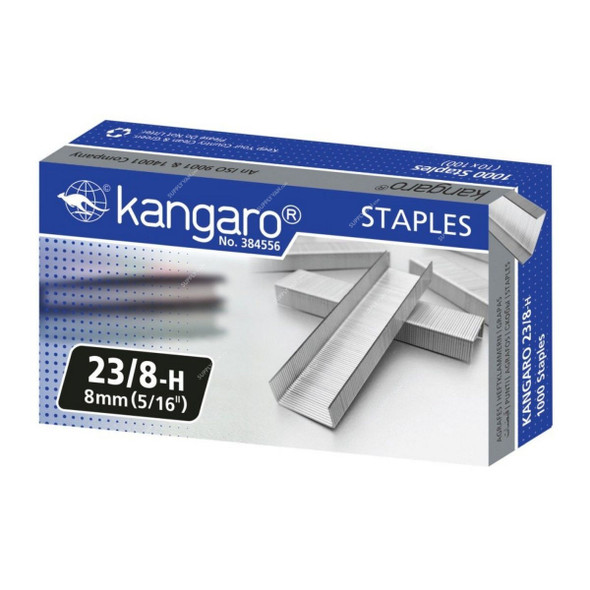 Kangaro Staple Pin, 23-8-H, 8MM, 1000 Pcs/Box