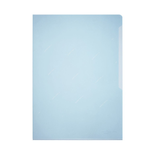Durable Transparent File Folder, 233906, PVC, A4, Blue, 50 Pcs/Box