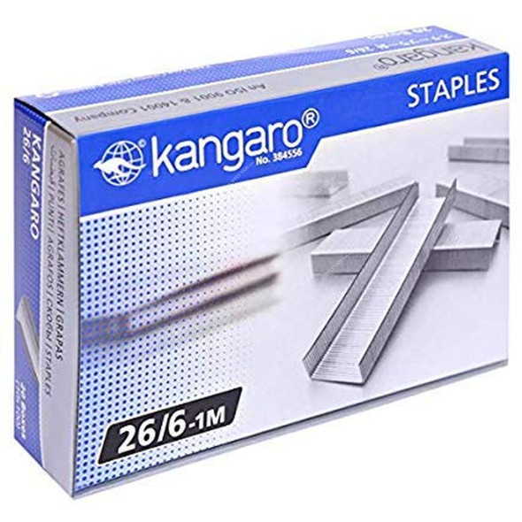 Kangaro Staple Pin, 26-6BX, 1000 Pcs/Box