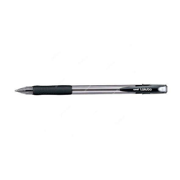 Uni-Ball Ballpoint Pen, SG100M, Lakubo, 1MM, Black, 12 Pcs/Pack