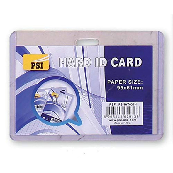 PSI Hard ID Card Holder, PSNAT031H, 95 x 61MM, Horizontal