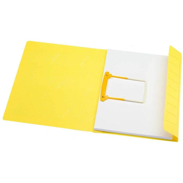 Jalema Clip File, Secolor, A4, 270 Gsm, Yellow, 10 Pcs/Pack