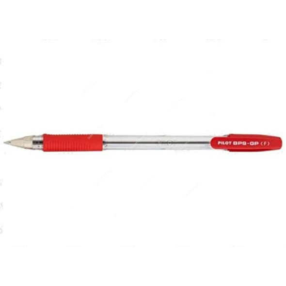 Pilot Ballpoint Pen, BPS-GP, 0.7MM, Red, 12 Pcs/Pack