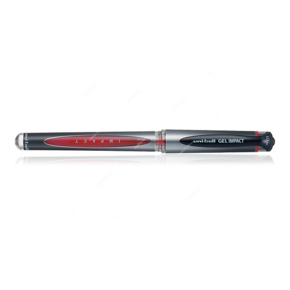 Uni-Ball Gel Pen, UM153S, Gel Impact, 1MM, Red, 12 Pcs/Pack