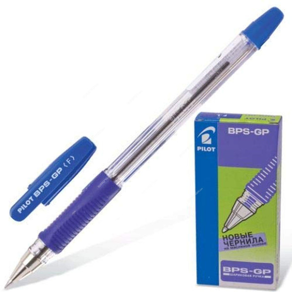 Pilot Ballpoint Pen, BPS-GP, 0.7MM, Blue, 12 Pcs/Pack