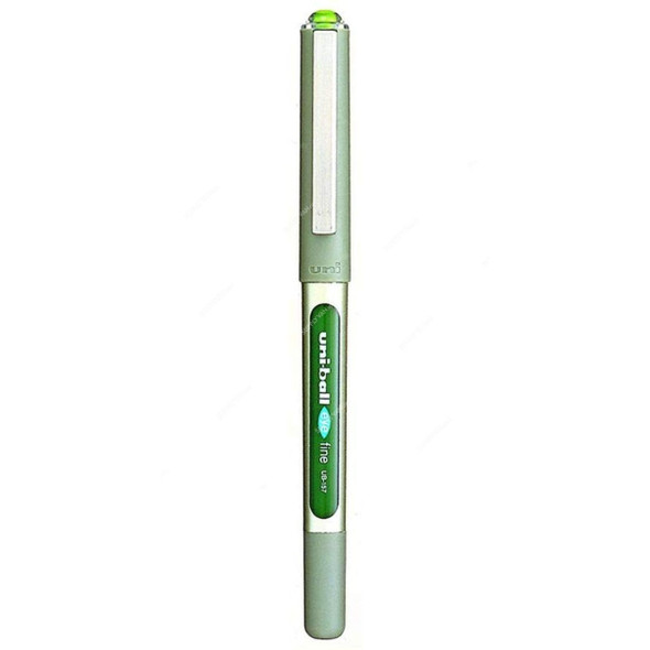 Uni-Ball Roller Ball Pen, UB157, Eye, 0.5MM, Light Green, 12 Pcs/Pack
