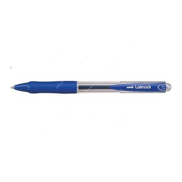 Uni-Ball Ballpoint Pen, SN100F, Lacknock, 0.7MM, Blue, 12 Pcs/Pack
