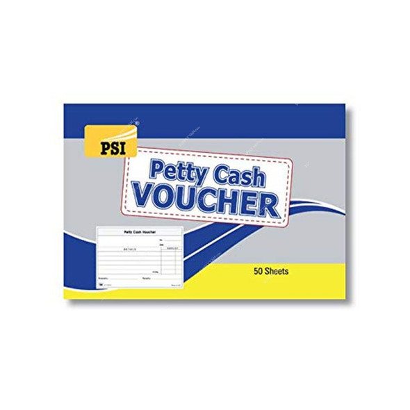PSI Petty Cash Voucher, A5, 50 Sheets