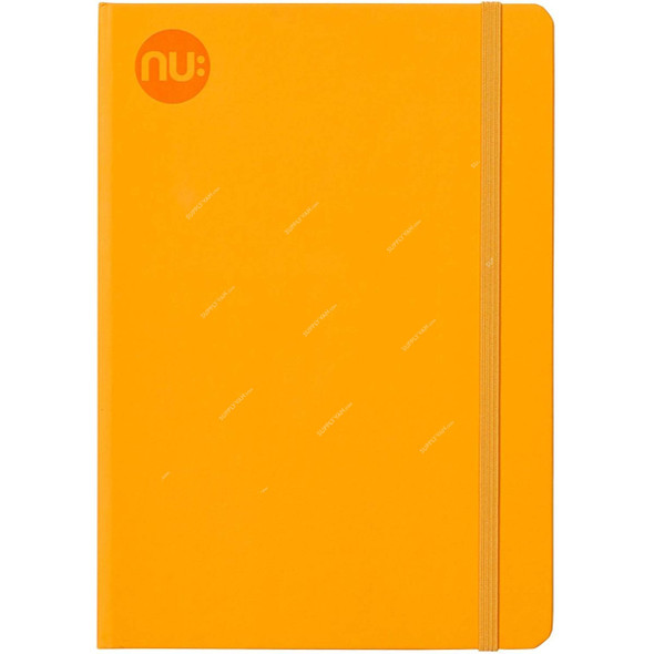 Nuco Journal Notebook, Spectrum, A5, 80 Gsm, 160 Pages, Yellow