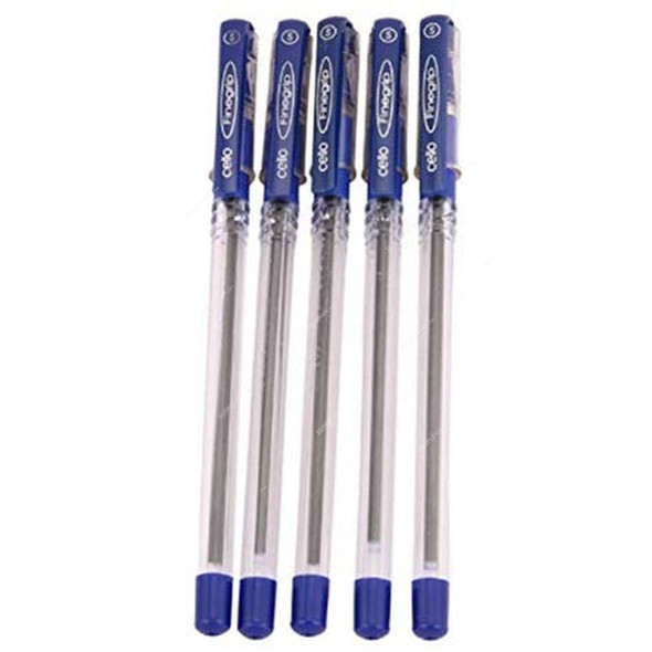 Cello Ball Pen, CELLOFG07BL, Finegrip, 0.7MM, Blue, 50 Pcs/Pack