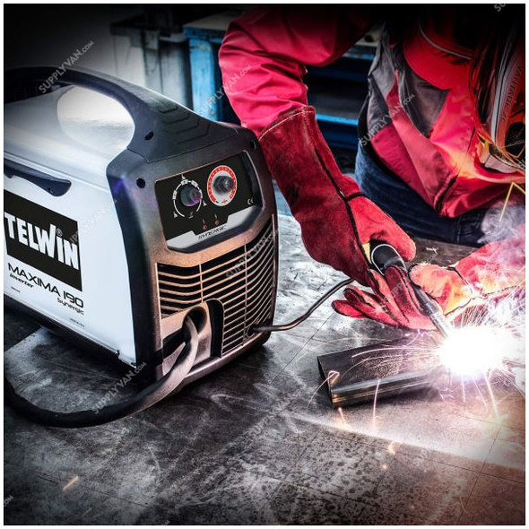 Telwin Maxima 190 Synergic MIG/MAG Electrode Welding Machine, 816086, 1 Phase, IP23, 230V Telwin Maxima 190 Synergic MIG/MAG Electrode Welding Machine, 816086, 1 Phase, IP23, 230V