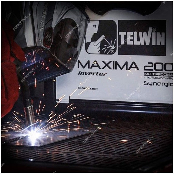 Telwin Electrode Welding Machine, 816087, Maxima 200 Synergic, 230V
