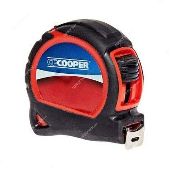 CF Cooper Measuring Tape, 10 Inch x 3 Mtrs, Red