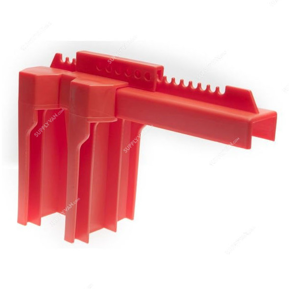 Loto-Lok Ball Valve Lockout, VL-BV-50200TL, Polypropylene, 50-200MM, Red Loto-Lok Ball Valve Lockout, VL-BV-50200TL, Polypropylene, 50-200MM, Red