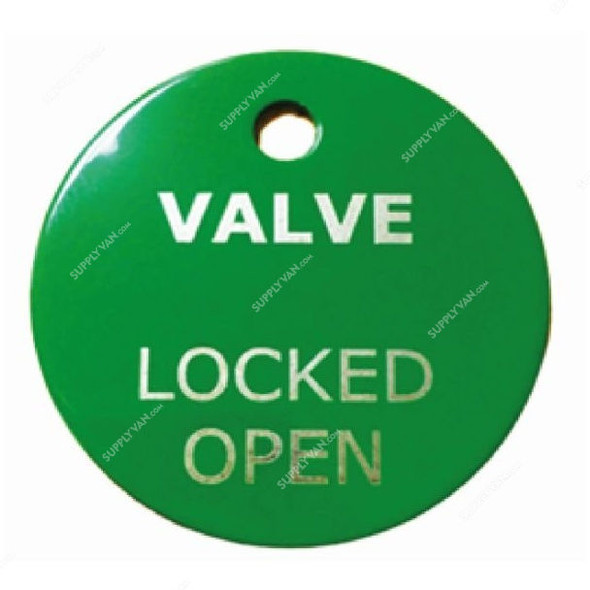 Car Valve Locked Open Tag, CST-VLVC-G, 40 x 190MM, Green